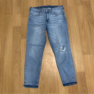H&M lightly distressed denim#105